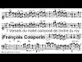 Franois couperin  7 versets du motet compos de lordre du roy 1705