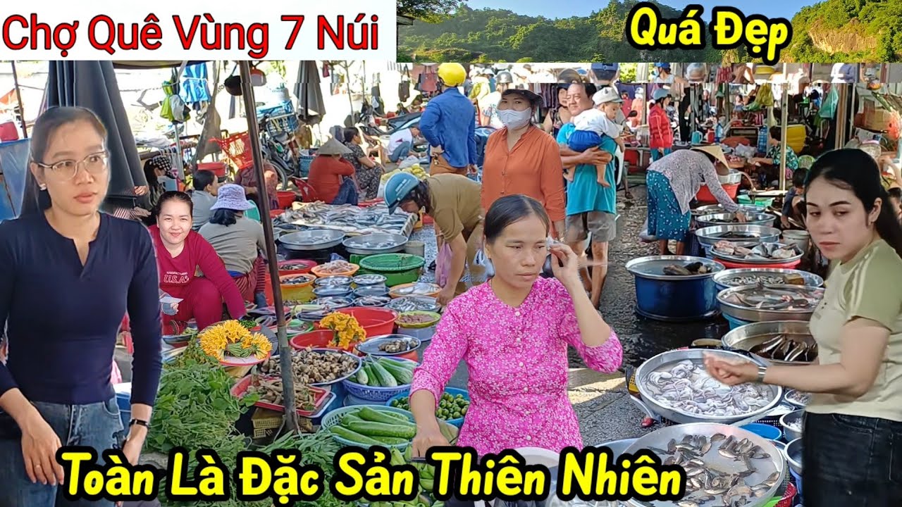 Toàn là Đặc Sản Thiên Nhiên  Chợ Thoại Sơn - An Giang, bao la cá đồng 