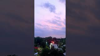 When the sky looks like a canvas 🌌✨ | Cotton candy twilight #shorts #sunset #aesthetic