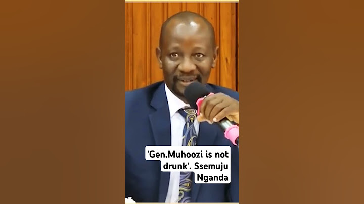 'Gen.Muhoozi is not drunk'.Ssemuju Nganda. #semujunganda #nrm #bobiwinekyagulanyi #duet