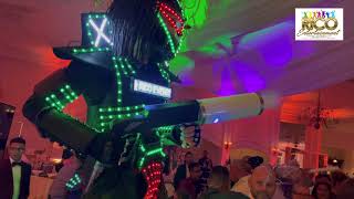 Hora Loca Crazy Hour Wedding Event LED Robots with RICO Events