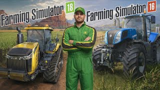 Fs18 vs Fs16 Competition Gameplay ! Farming Simulator 18 Multiplayer &amp; Sowing Sugar Seeds | #fs18 