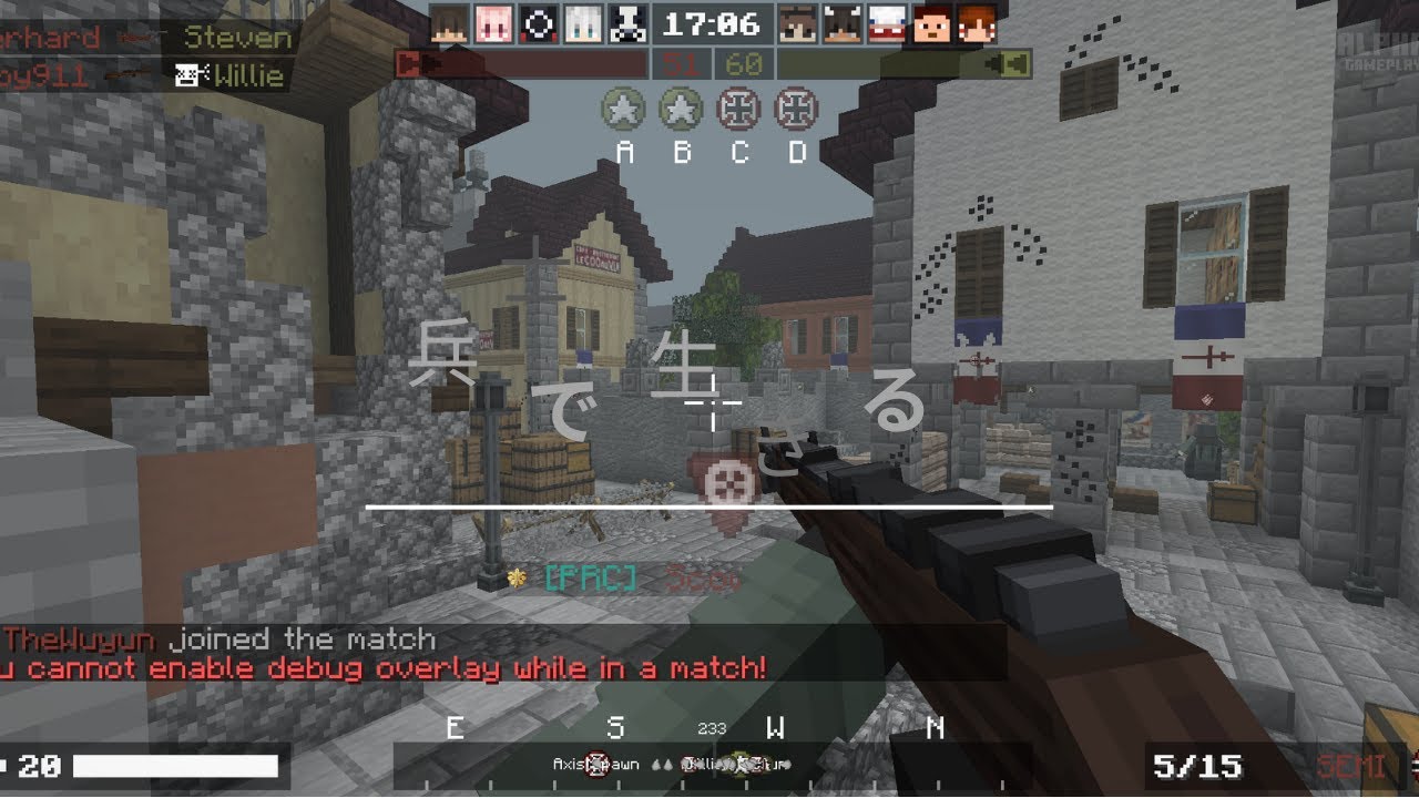 兵士で生きる#minecraft #blockfront #ww2 #第二次世界大戦 - YouTube