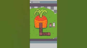 PIXEL ART carrot house - timelapse 🥕 #shorts