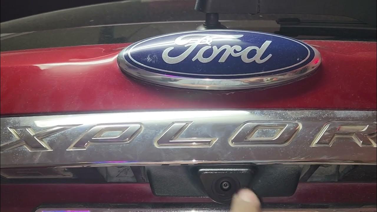 2013 Ford Explorer XLT Rear Camera Replacement - YouTube