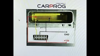 Reading & writing a older GM airbag module (with HC908) on bench with carprog tool by serial bus