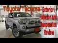 Toyota Tacoma Exterior/Interior and Suspension Reviews