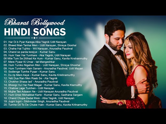 Evergreen Hits - Best Of Bollywood Old Hindi Songs, ROMANTIC HEART SONGS | Udit Narayan Alka Yagnik class=