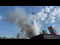 Пожар в Москве на Волгоградском проспекте