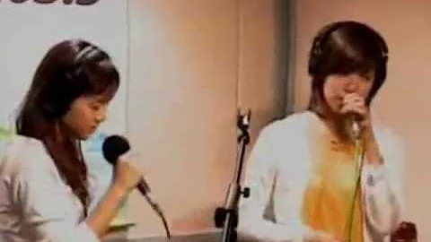 [20071005] SNSD Taeyeon & Tiffany - Because of You...