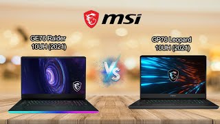 MSI GP76 Leopard 10UH (2021) vs MSI GE76 Raider 10UH (2021) | Check OUT the  differences. - YouTube