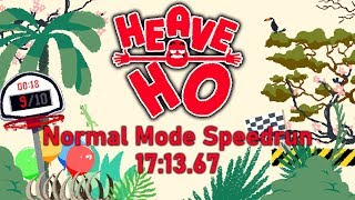 (WORLD RECORD) Heave Ho Speedrun | Full Game | 17:13.67