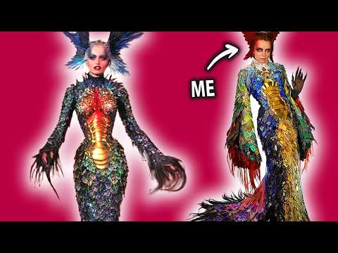 My biggest project ever: the Mugler Dress