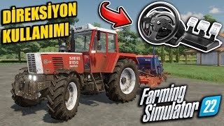 DİREKSİYONLA TARLA EKİYORUZ // MANUEL VİTES SİSTEMİ #3 | FARMING SIMULATOR 22 !!