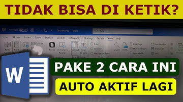 WORD TERKUNCI TIDAK BISA MENGETIK INI SOLUSI NYA | AKTIVASI MICROSOFT WORD