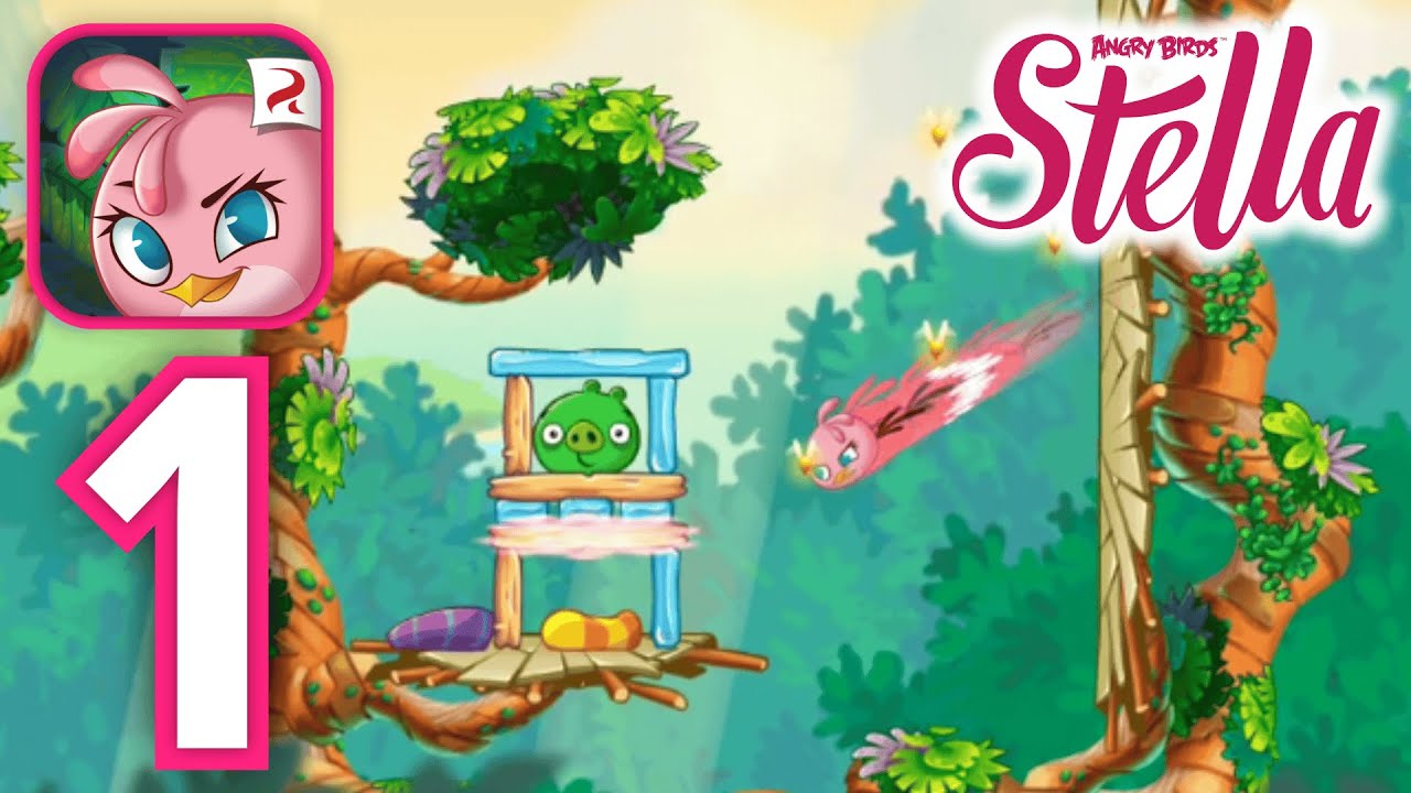 Angry Birds Stella - Levels 1—12 (Gameplay Walkthrough Part 1)