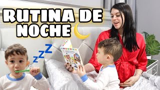 RUTINA DE NOCHE EMBARAZADA Y CON UN BEBE DE 1 AÑO🌙