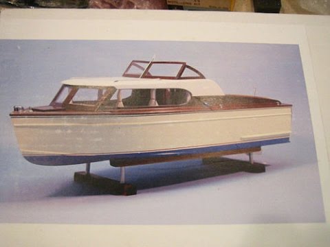 Sterling boat kit. Deluxe cabin cruiser rc - YouTube