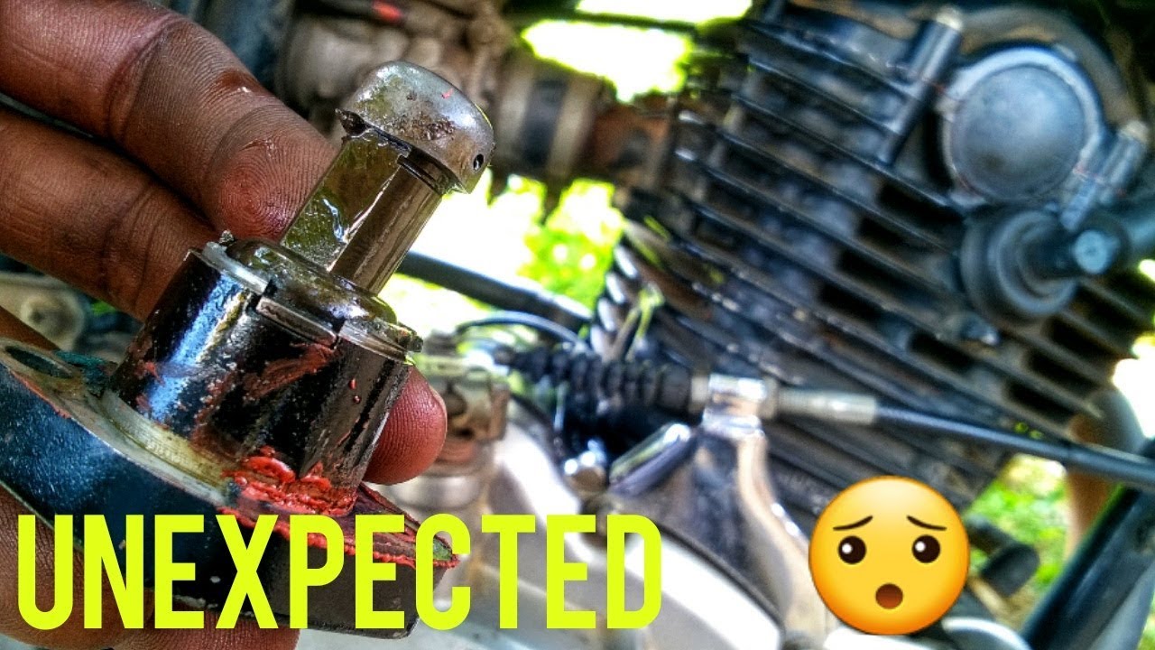 BAJAJ 150 PULSAR cam chain tensioner job Unexpected - YouTube