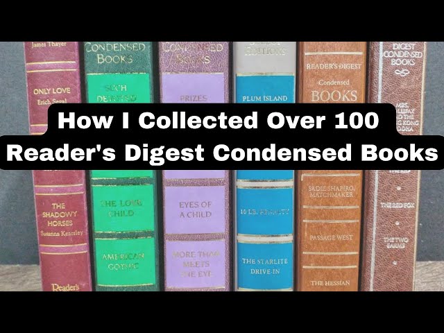 Selling Readers Digest Condensed Books! How To, Examples, and Strategy! 