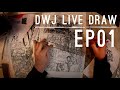 DWJ Live Draw Ep 01 | Pencilling a Comic Book Page