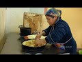 Uzbekistan. Homemade Yufka. Delicious Uzbek National Food - Street Food Vlog