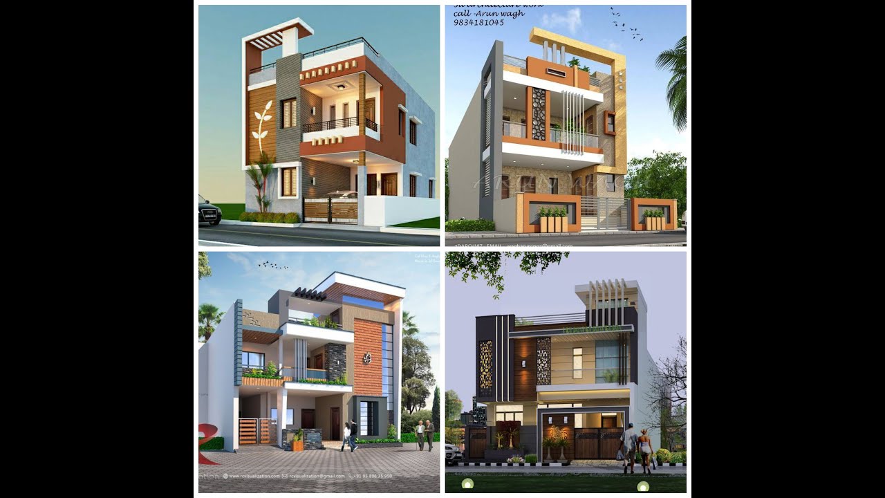 30 Best Small House Front Elevation Designs ♥️ 1st Floor Elevation Designs