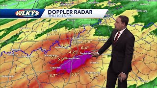Flash flooding warnings continue for Louisville