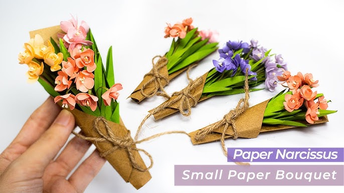 DIY Mini Paper Flowers 🌸 How to Make Small Paper Flower Easy 🌸 Tiny Paper  Crafts 