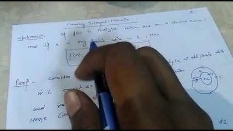 Cauchy integral formula and nth derivatives