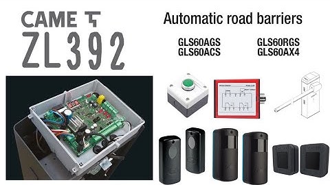 CAME ZL392 Control Board Connection | DIR, DXL/DXR Photocell, Loop Detector & Push Button Wiring