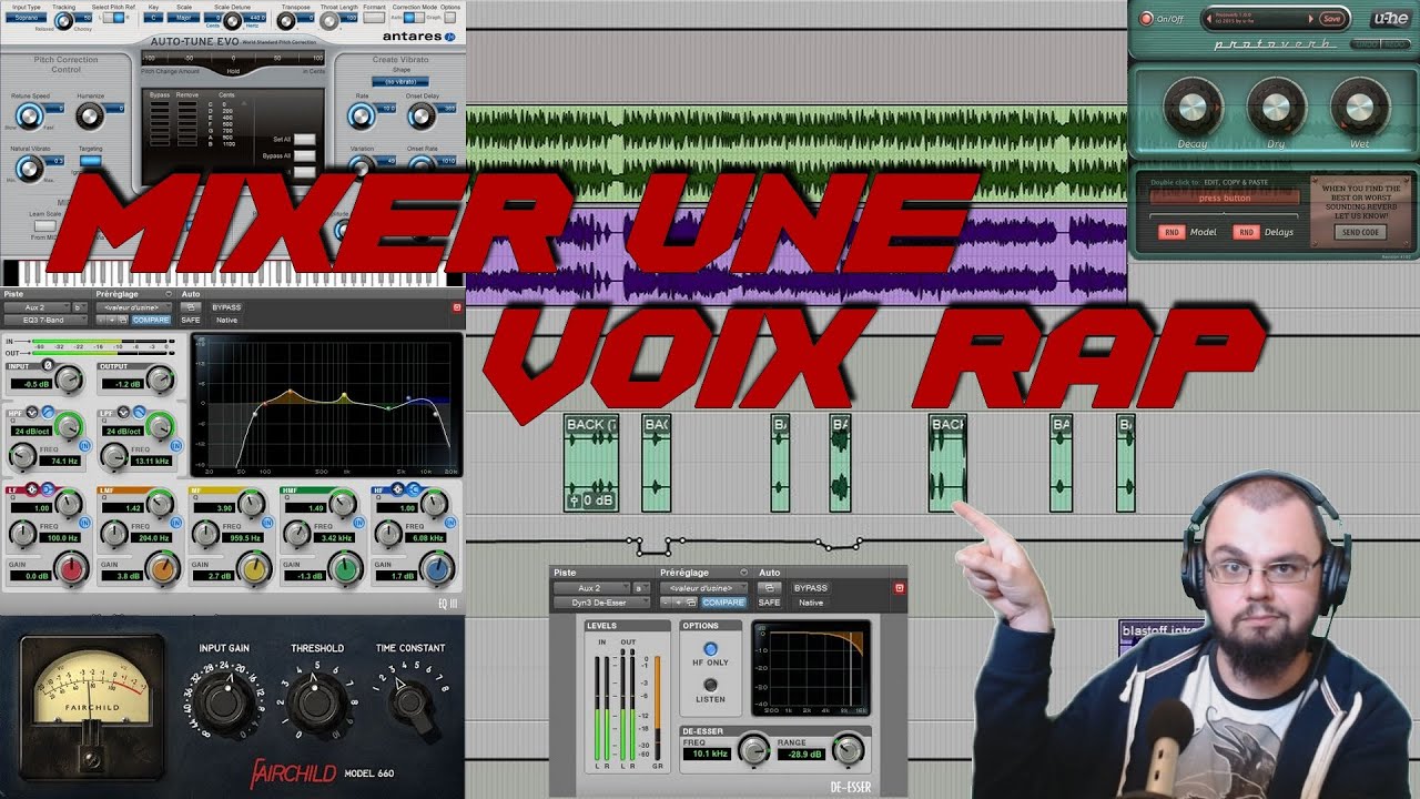 MIXER UNE VOIX RAP YouTube