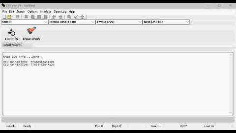 CARPROTOOL HONDA and SUBARU CRASH DATA REPAIR Renesas H8SX R5F6172x by K Line