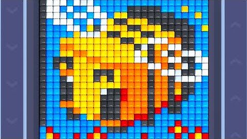 Pixel flow level 68 hard level Walkthrough Solution 