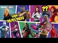 Loja de Itens Fortnite - 20/01/2023, Postando a loja até o Operações Musicais Voltar.