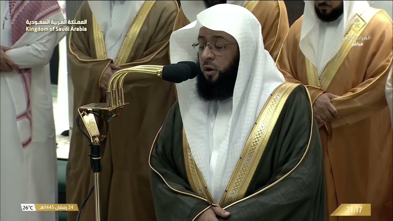 صلاة التراويح للشيخ بدر التركي ليلة 25 رمضان 1445هـ - الثلاث التسليمات الأولى