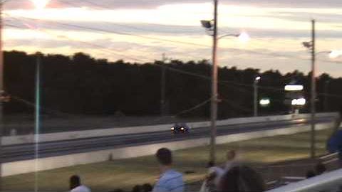 Larry Wood 10.5 Outlaw Mustang twin turbo TT 6.85@217 Atco 9/3/09