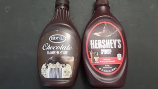 Is Aldi's Chocolate Syrup Better Than Hershey? I Review Aldi's Berryhill Chocolate Syrup VS Hershey!