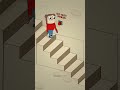 What&#39;s wrong with these stairs? Infinite Stairs ILLUSION! (Animation meme) #shorts