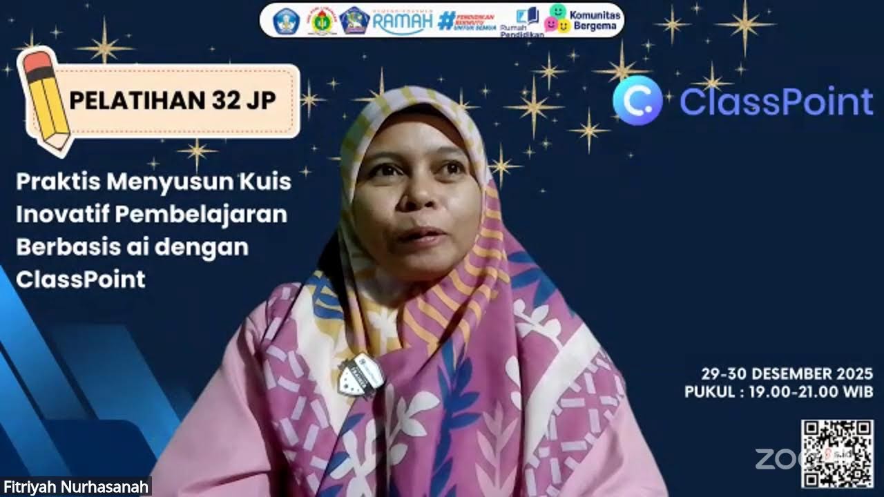 Pelatihan Praktis Menyusun Kuis Inovatif Pembelajaran Berbasis ai dengan ClassPoint