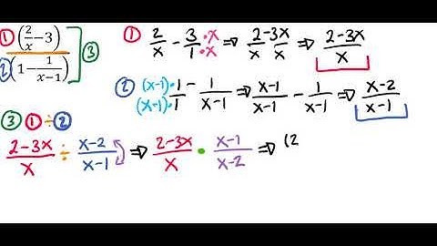 Simplifying Complex Fractions Part 2 Video
