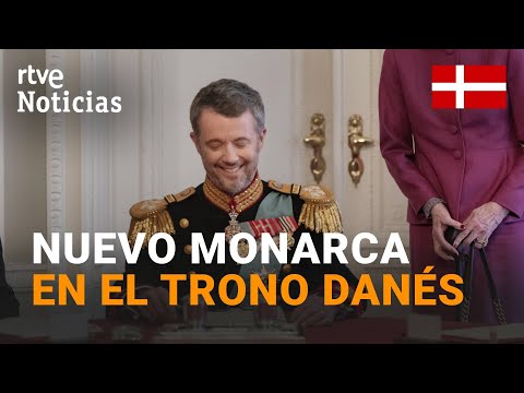 FEDERICO X se CONVIERTE en REY de DINAMARCA tras la ABDICACIÓN de MARGARITA II | RTVE Noticias