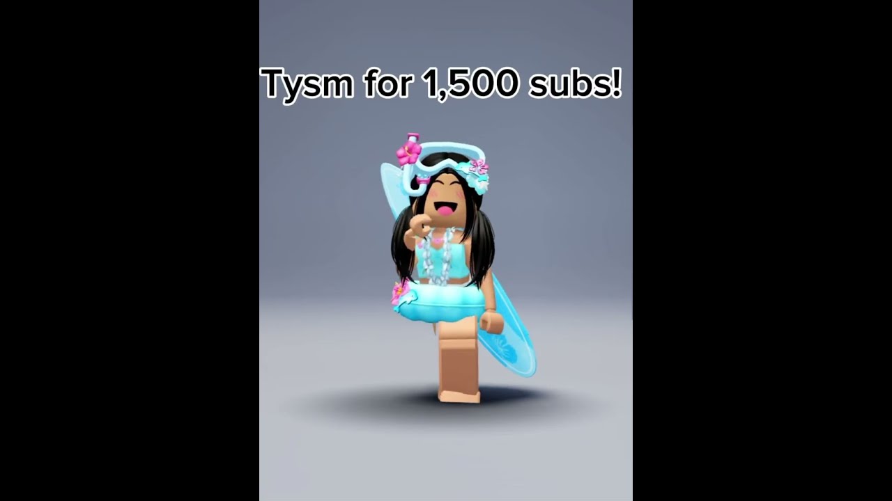 Tysm Guys Roblox Thankyou 1500subscribers 