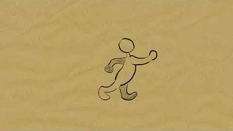 Preston Blair: Movements of two legged figure.Animated by Kashaan Mahmood