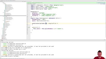 Angular with Firebase part 15 of 70 - Create a UserService