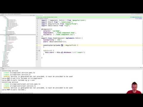 Angular with Firebase part 15 of 70 - Create a UserService
