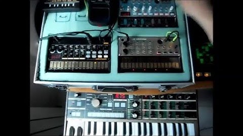 live synth jam, korg volca bass beats keys microkorg mini kaoss pad "The illusion of choice"