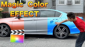 Car color change Effect Final Cut Pro( Zach King Magic Effect )