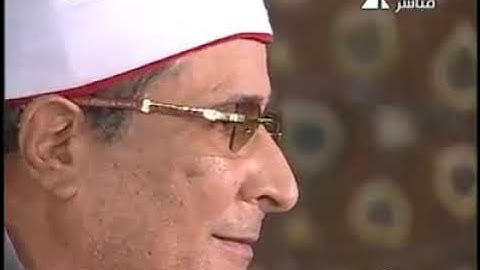 إنه الشيخ فرج الله الشاذلي !!!!!! وتلاوه نادره جداً وأكثر من رائعه