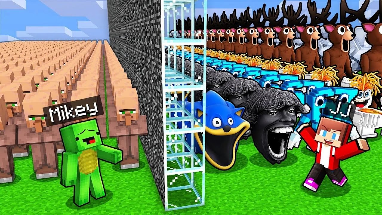 我的世界：杰杰麦琪怪物对决！